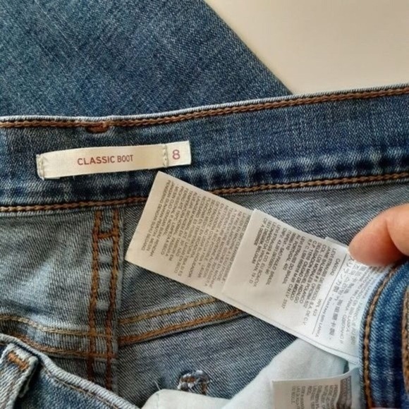 Levis‎ Jeans Sz 8 Classic Bootcut Medium Blue Wash Cowgirl Western Rodeo - Picture 6 of 8